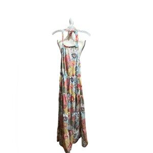 Monteau Los Angeles Floral Halter Maxi Dress – Size S